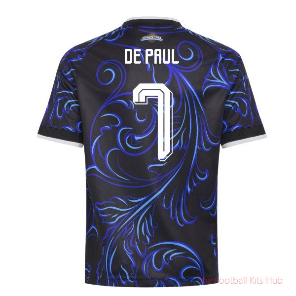 [SJH] 2026/27 Argentina Away Shirt (Kids) (De Paul 7)
