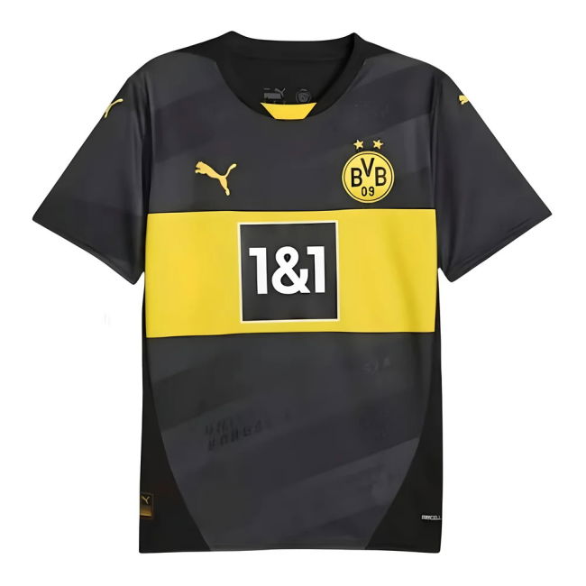 2024-2025 Borussia Dortmund Away Sleek Shirt Moisture Wicking