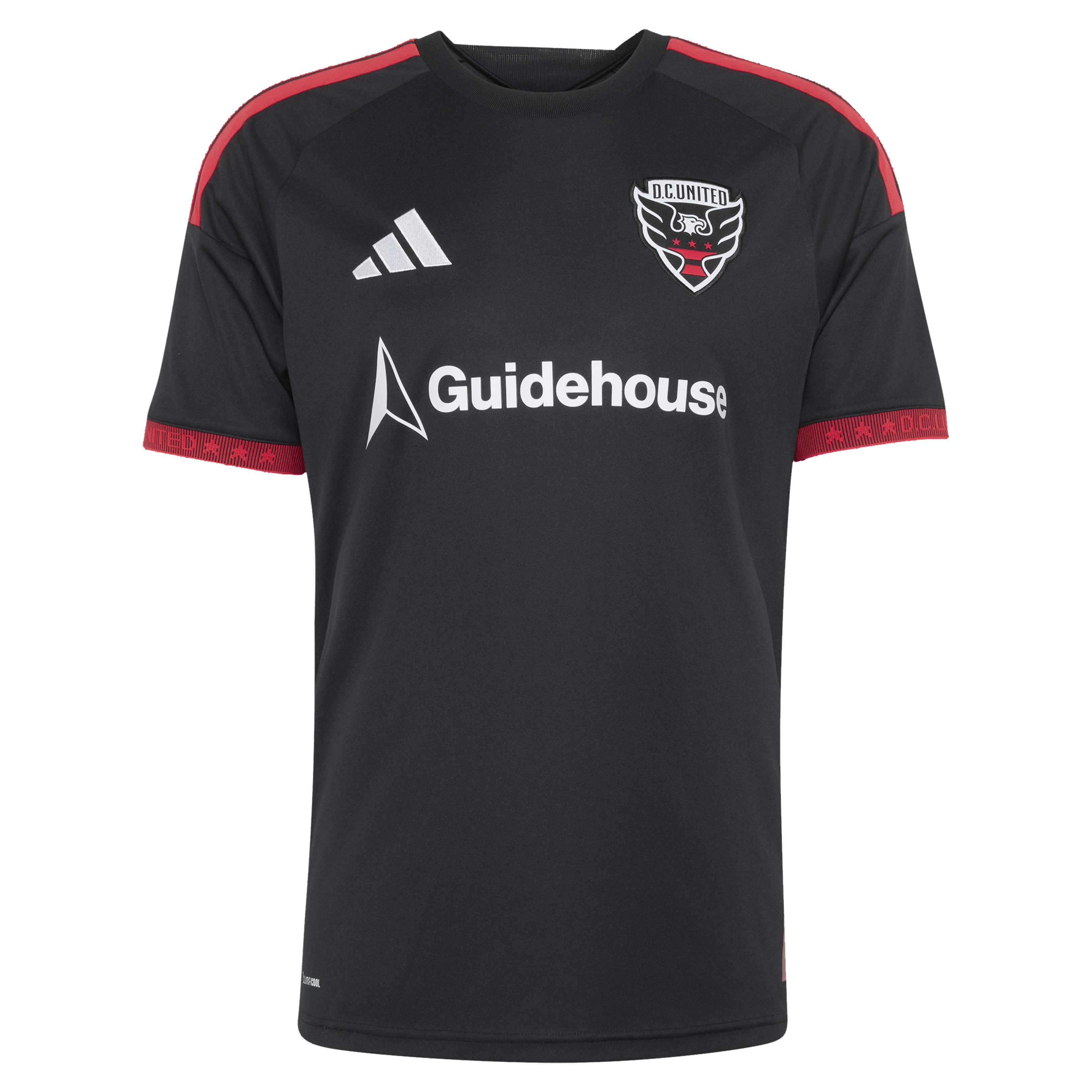 [SJH] D.C. United 2026 Black-and-Red Kit Replica Custom Jersey - Black