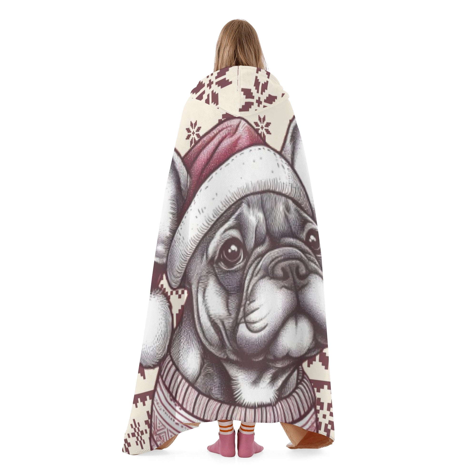 Frenchie-Fan Pet-Lover Premium Yoda - Hooded Blanket as a Gift