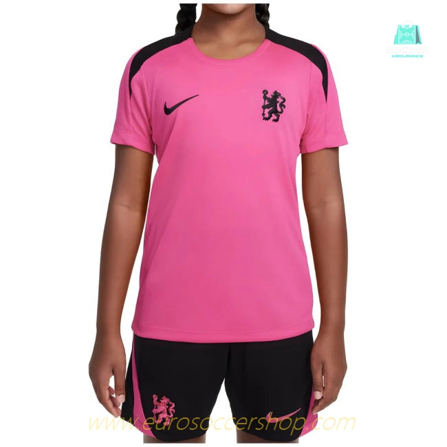2024-2025 Chelsea Strike Dri-Fit Training Shirt (Pink) - Kids (Kerr 20)