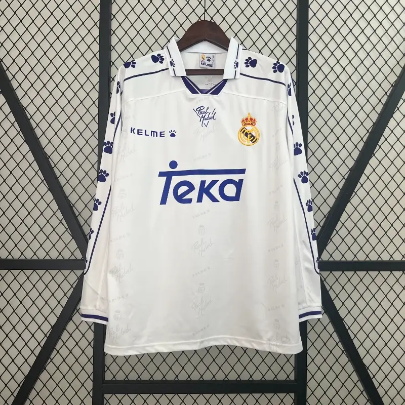 1994-1996 Long Sleeve Real Madrid Jersey retro kit