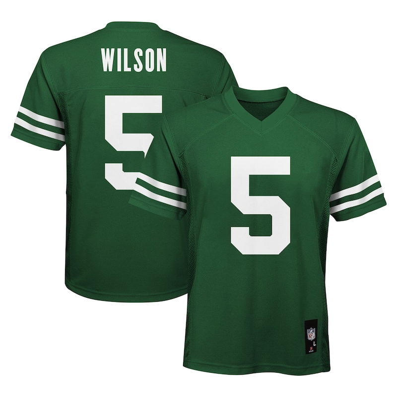 None Garrett Wilson NY Jets Sleek Great Value Jersey Football Apparel