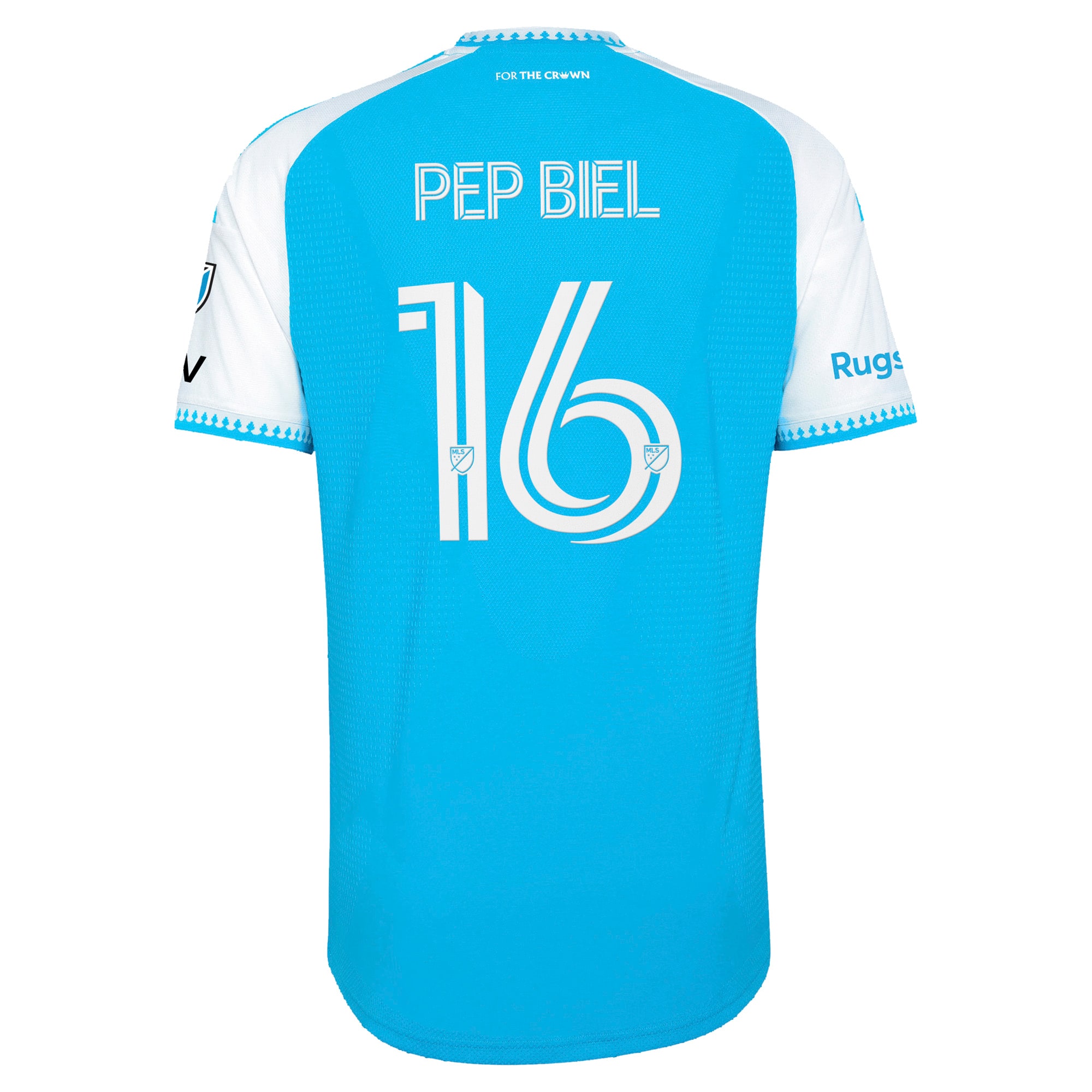 [ESK] Pep Biel Charlotte FC 2026 Carolina Kit: Crowns Up On-Field Authentic Patch Jersey - Blue