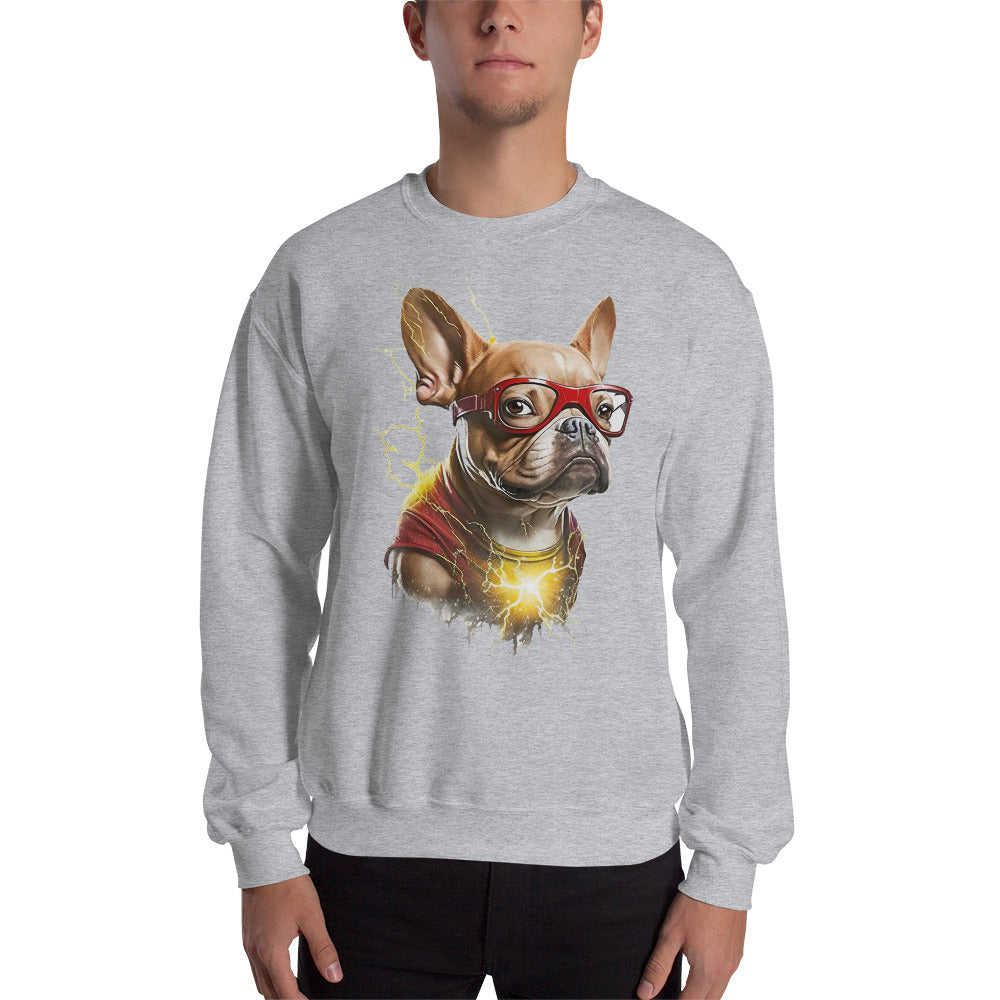 Trendy Frenchie Fondness Unisex Sweater: Cozy Fashion Statement For D...