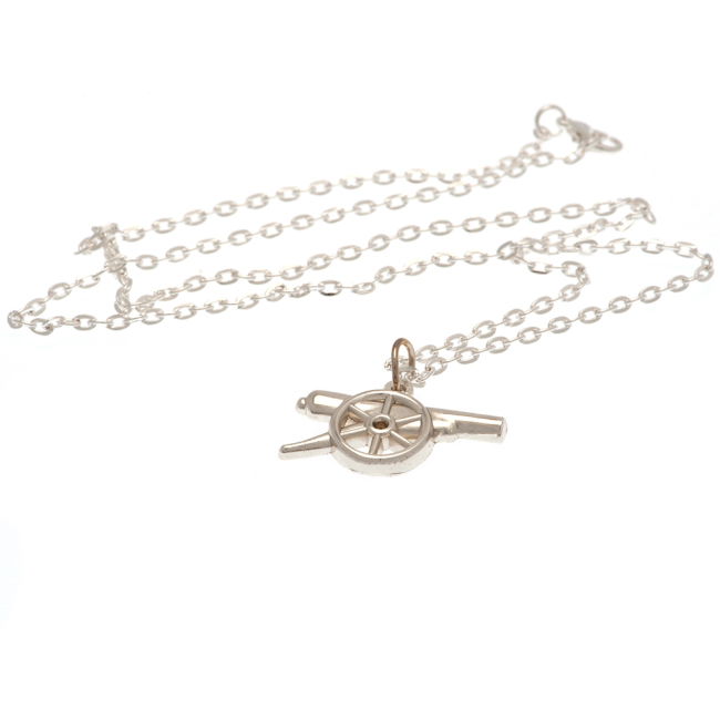 Arsenal FC Silver Plated Boxed Pendant GN (Fan Favorite)