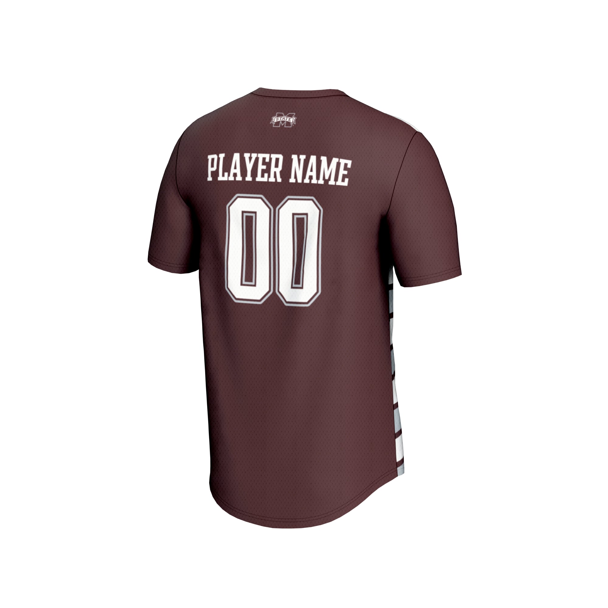 Mississippi State Bulldogs GameDay Greats Unisex NIL Pick-A-Player Collegiate Women's Soccer Lightweight Fashion Jersey - Maroon/White