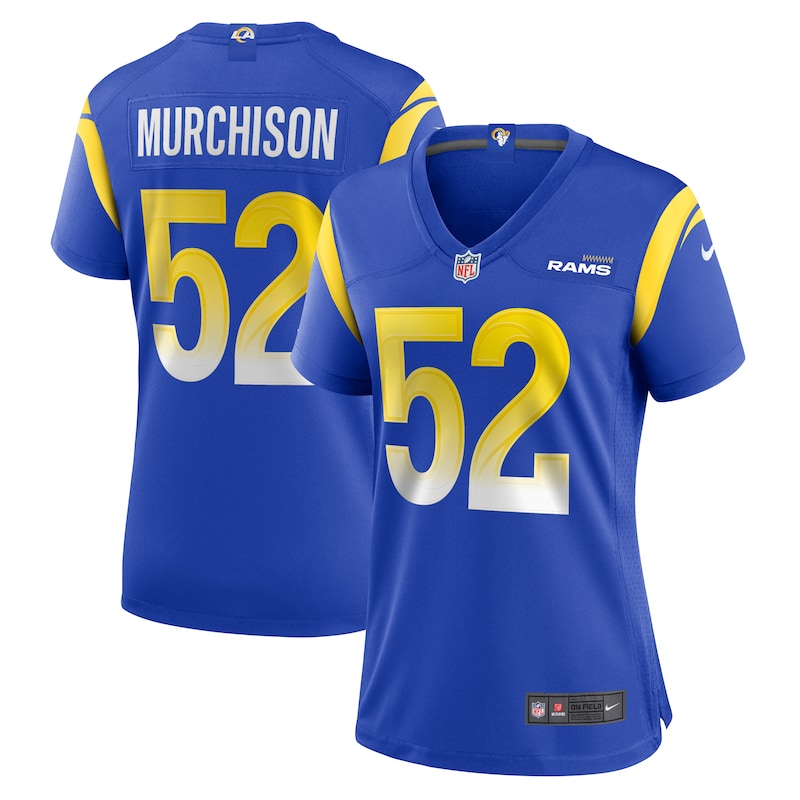 None Larrell Murchison Los Angeles Rams Bold Authentic Jersey