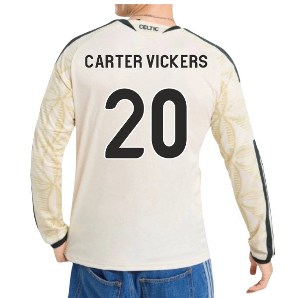 [JED] 2026 2027 Celtic Long Sleeved Shirt Vickers Third Uniform (Carter 20)