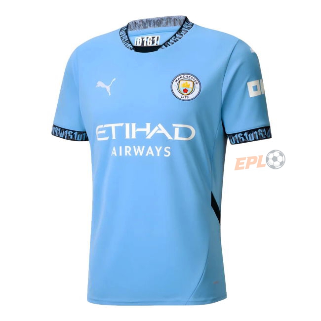 2024-20 Man City Soccer Jerseys genuine Home Shirt - Adults