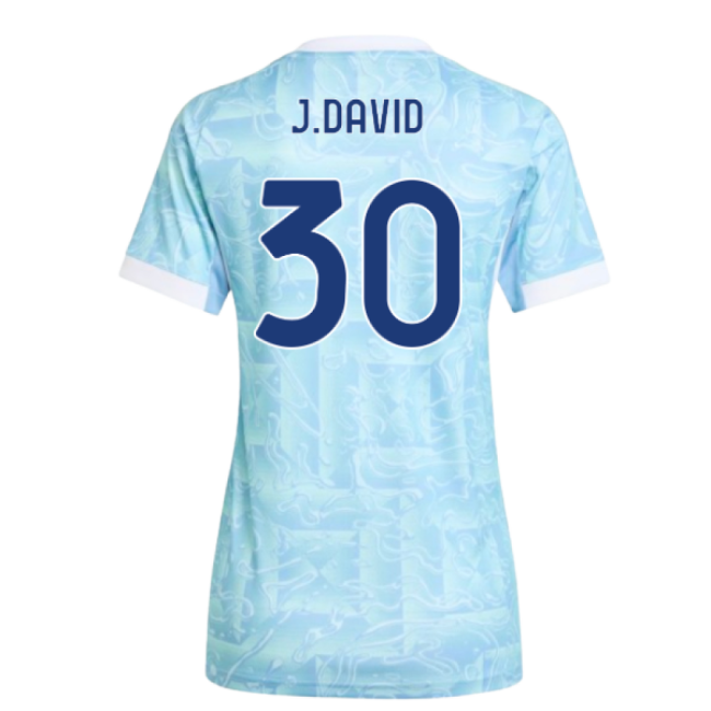 2025-2026 Juventus Away Shirt (Womens) (J.David 30)