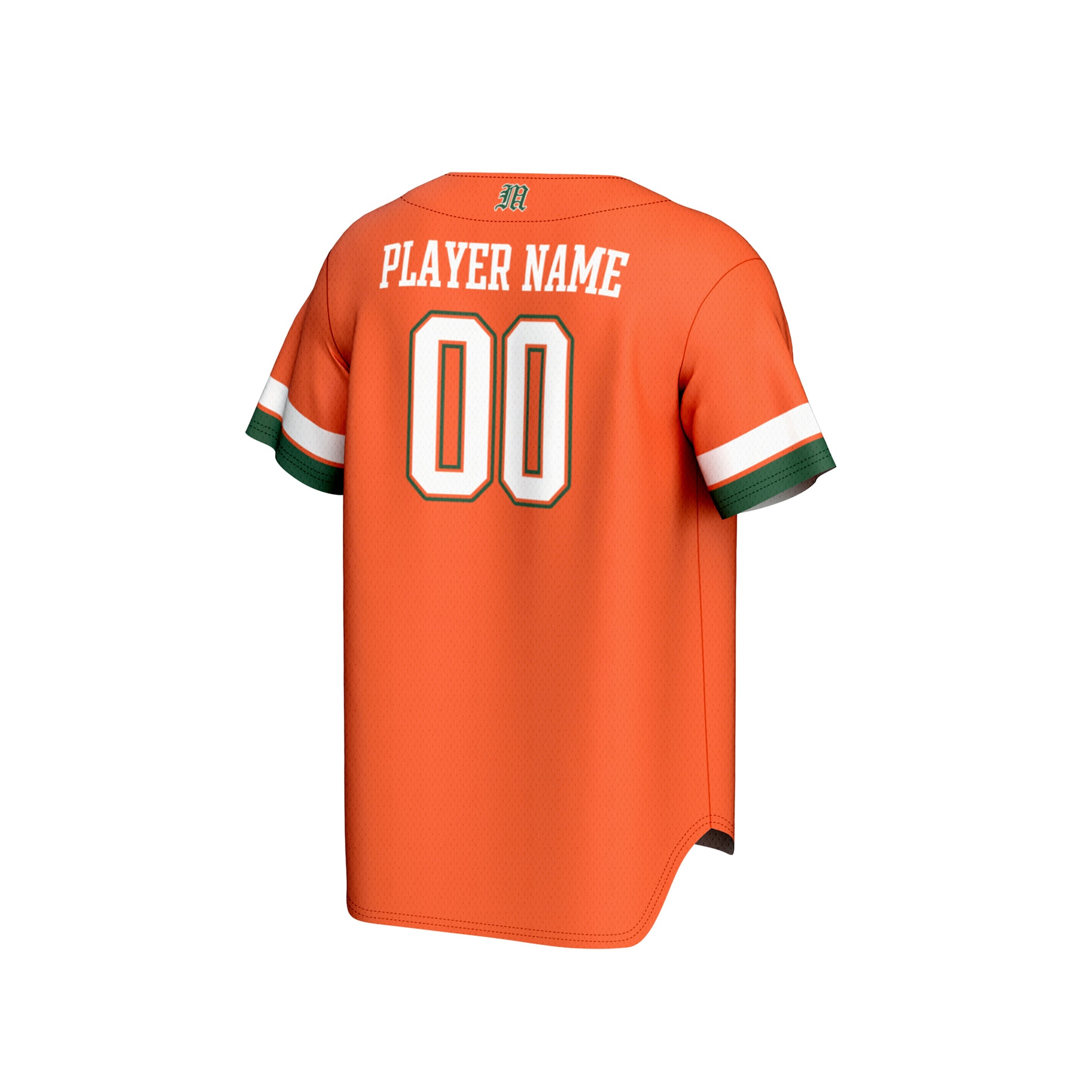[NJP] Miami Hurricanes GameDay Greats Youth Lightweight Collegiate Baseball NIL Pick-A-Player Fashion Jersey - Orange