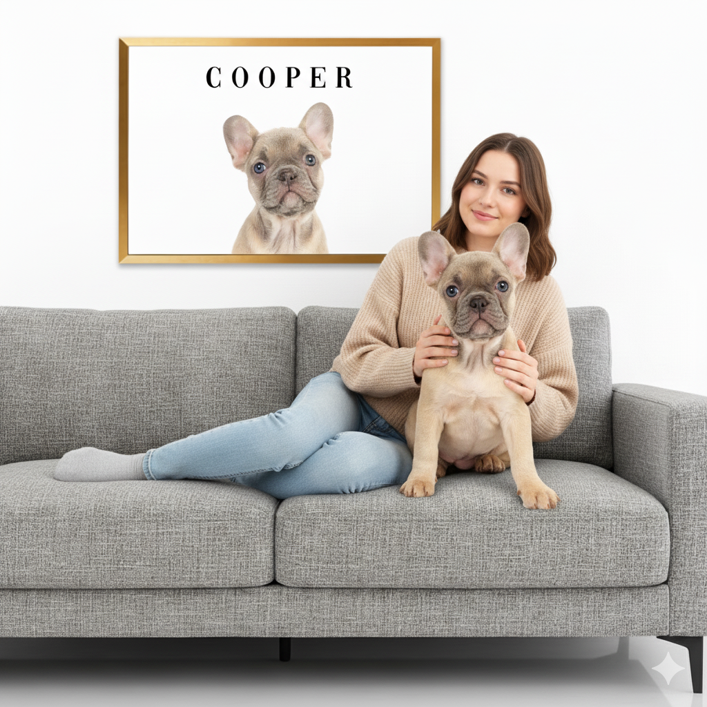 Personalized Framed Poster • Wall Decoration For Dog Lovers | Comfy Fit