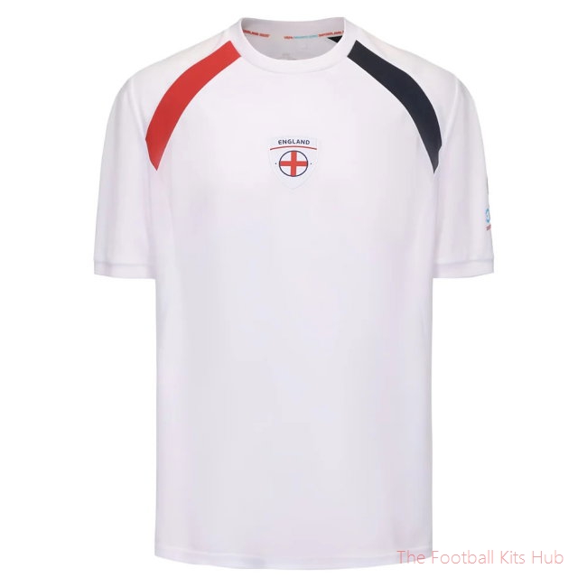 2025 England WEC Poly T-Shirt (White) - Mens
