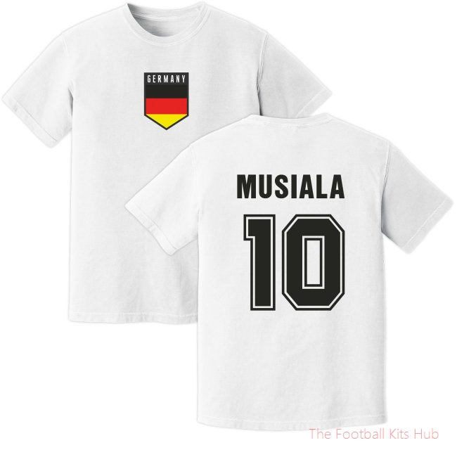 Musiala Germany Training Jersey (White) UEFA Euro