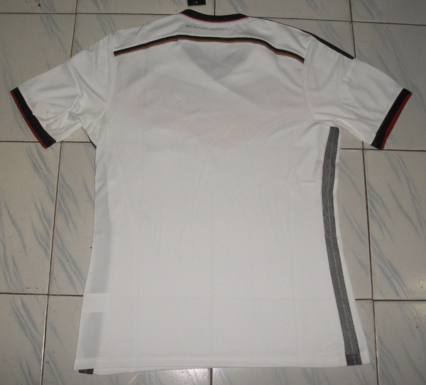 Professional Grade Four Stars 2014 Germany Champion Home Soccer Jersey