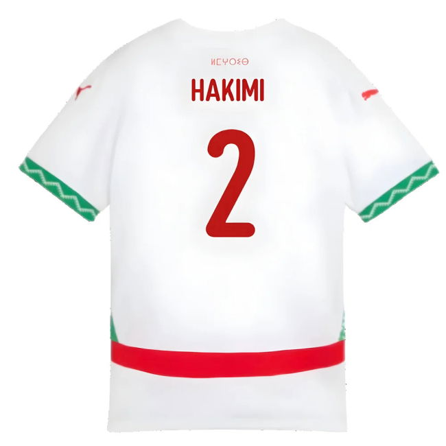 Rare Limited Quality Morocco Away Limited Shirt (Hakimi 2) (Kids)