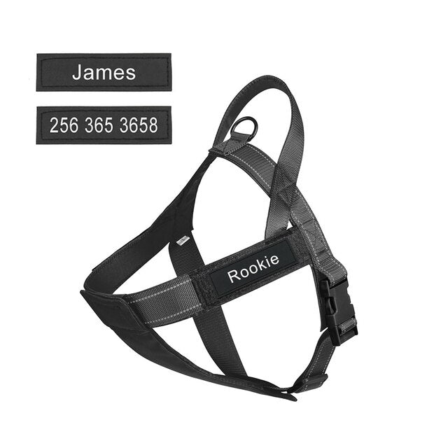 French Bulldog Frenchie Personalized Vest Style Tactical Chest Harness Practical Dog Gear