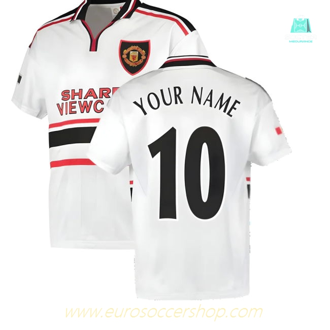 1999 Manchester United Away Football Shirt (Your Name)