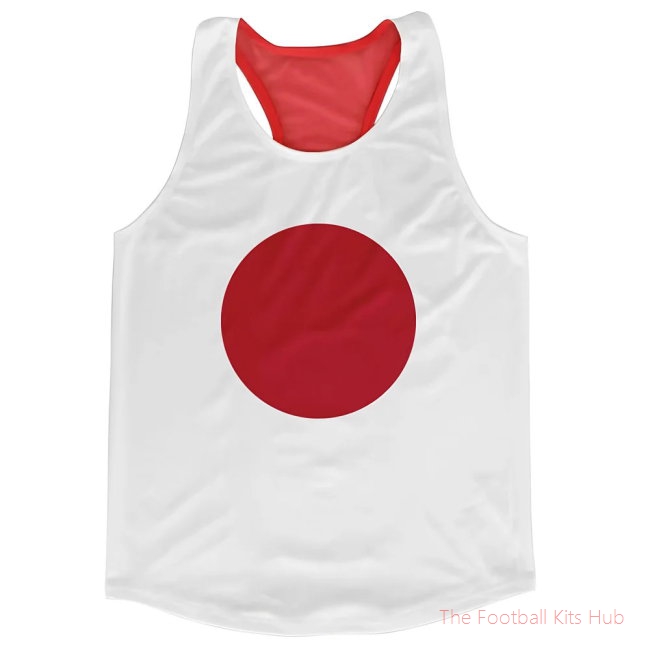 Men Japan Flag Running Vest