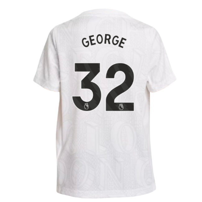 Intense Chelsea Chelsea Pre Match Shirt White Kids George #32 Auth...