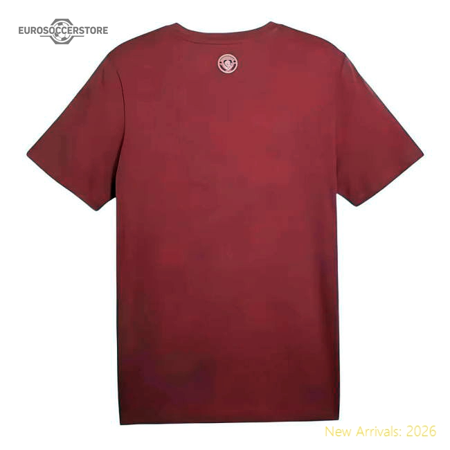 2024-2025 Man City ftblCulture Tee Dusty Orchid De Bruyne 17 Premium