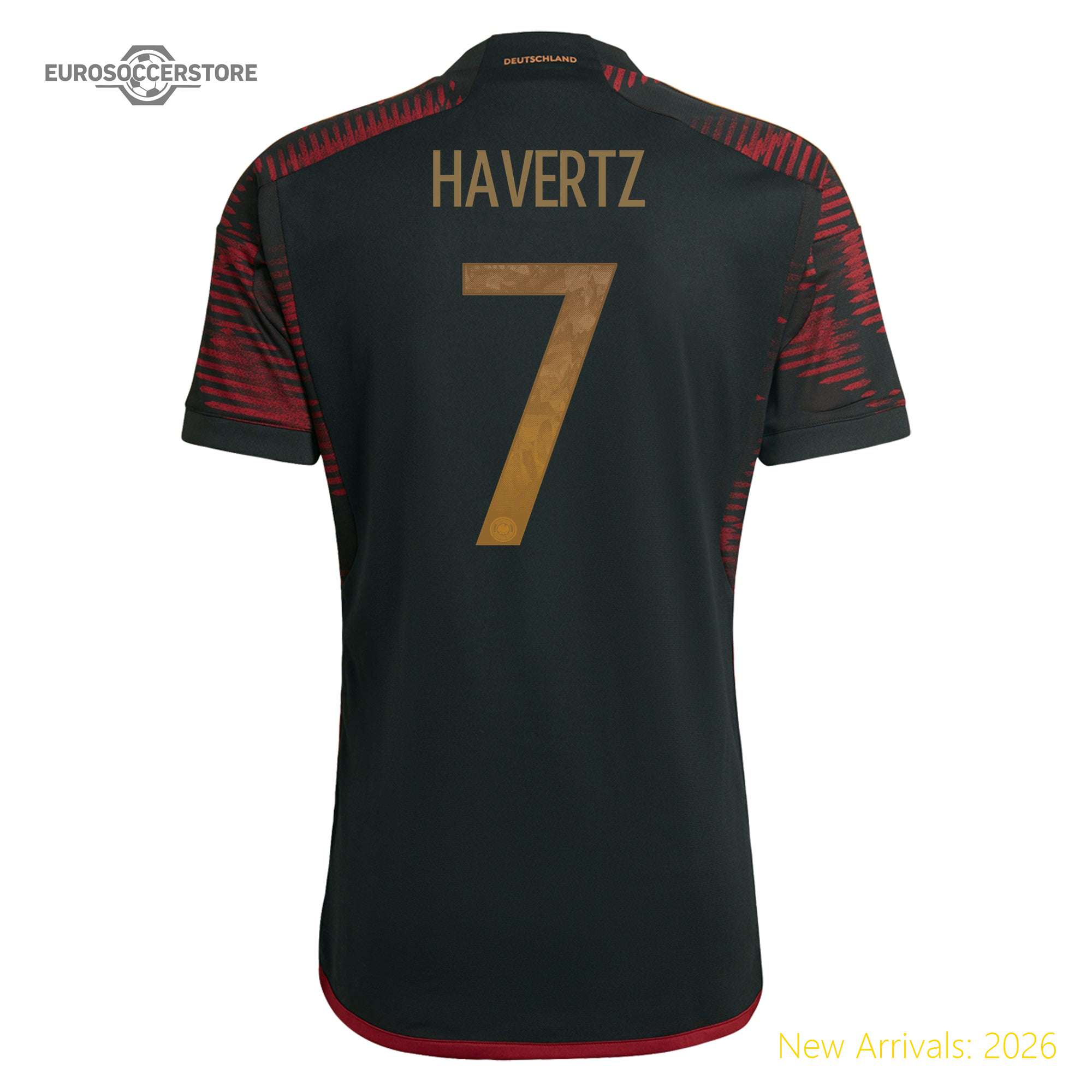 Fashionable Iconic Design Kids Ger Team Durable Away Jersey 2022