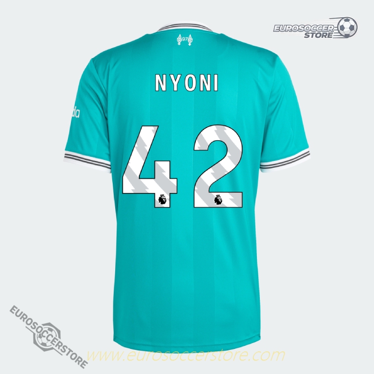 Liverpool's 25-26 Third NYONI 42 Football Jersey