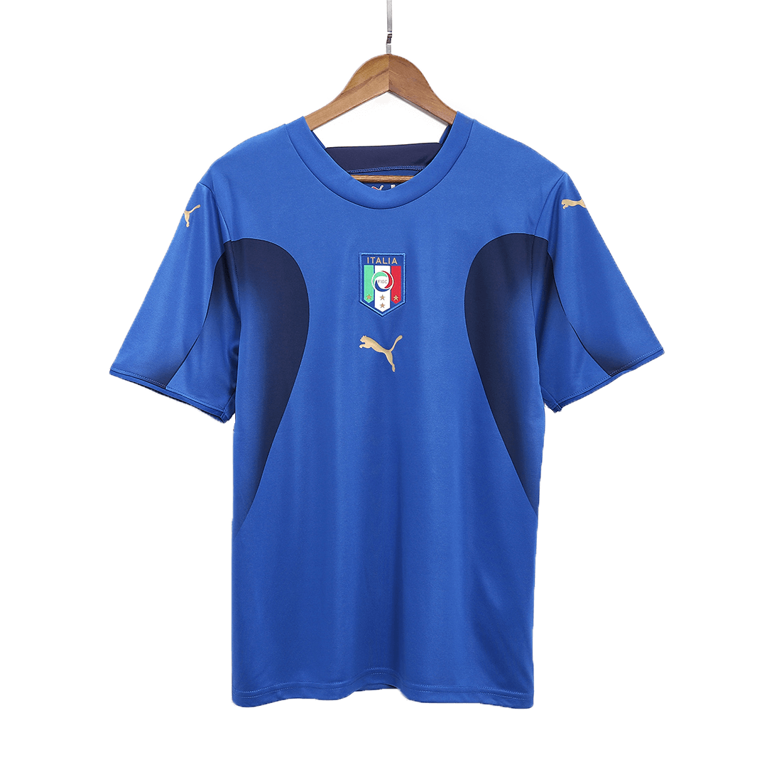 Retro 2006 Italy Home  Soccer Jersey Authentic Kit