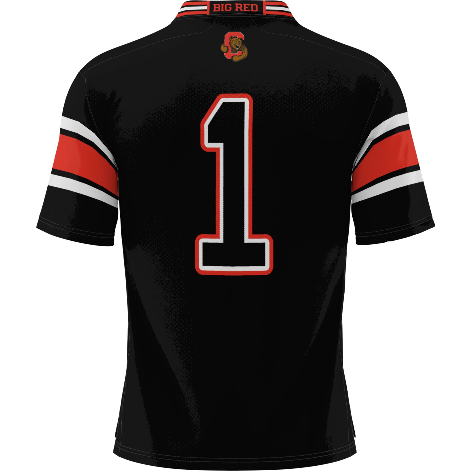 #1 Cornell Big Red GameDay Greats Youth Football Jersey - Black