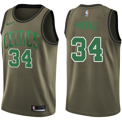 Durable Celtics NBA Swingman Jersey #34 Paul Pierce 2024 Icon - Green