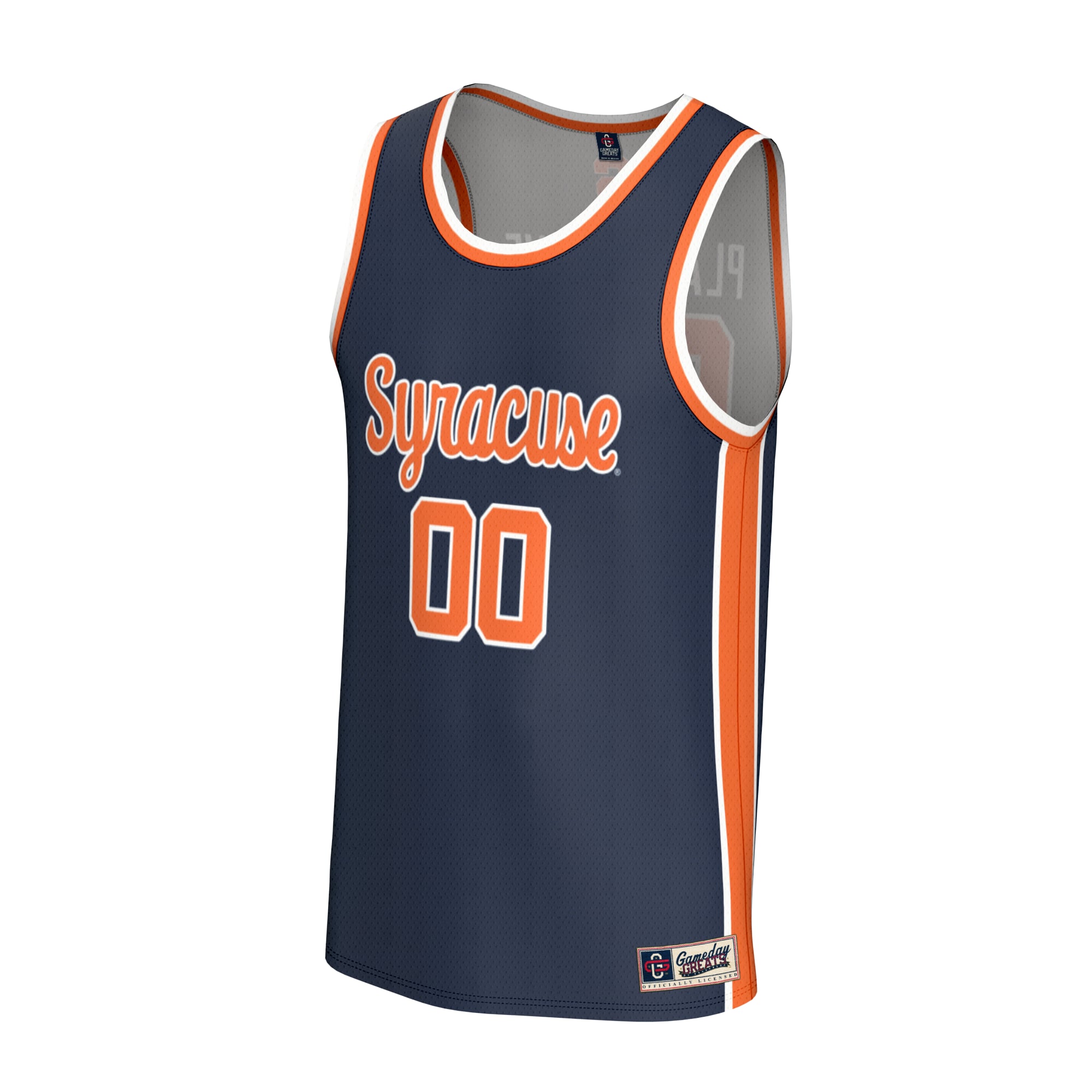 Syracuse Orange GameDay Greats Unisex Lightweight Collegiate Women's Basketball NIL Pick-A-Player Fashion Jersey - Navy