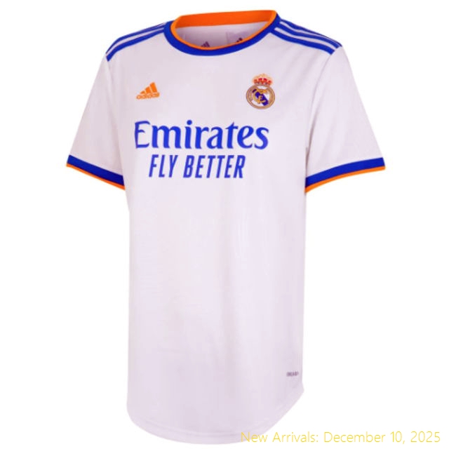 Real Madrid 2021-2022 Womens RM Official Home Shirt - Cost-Effective