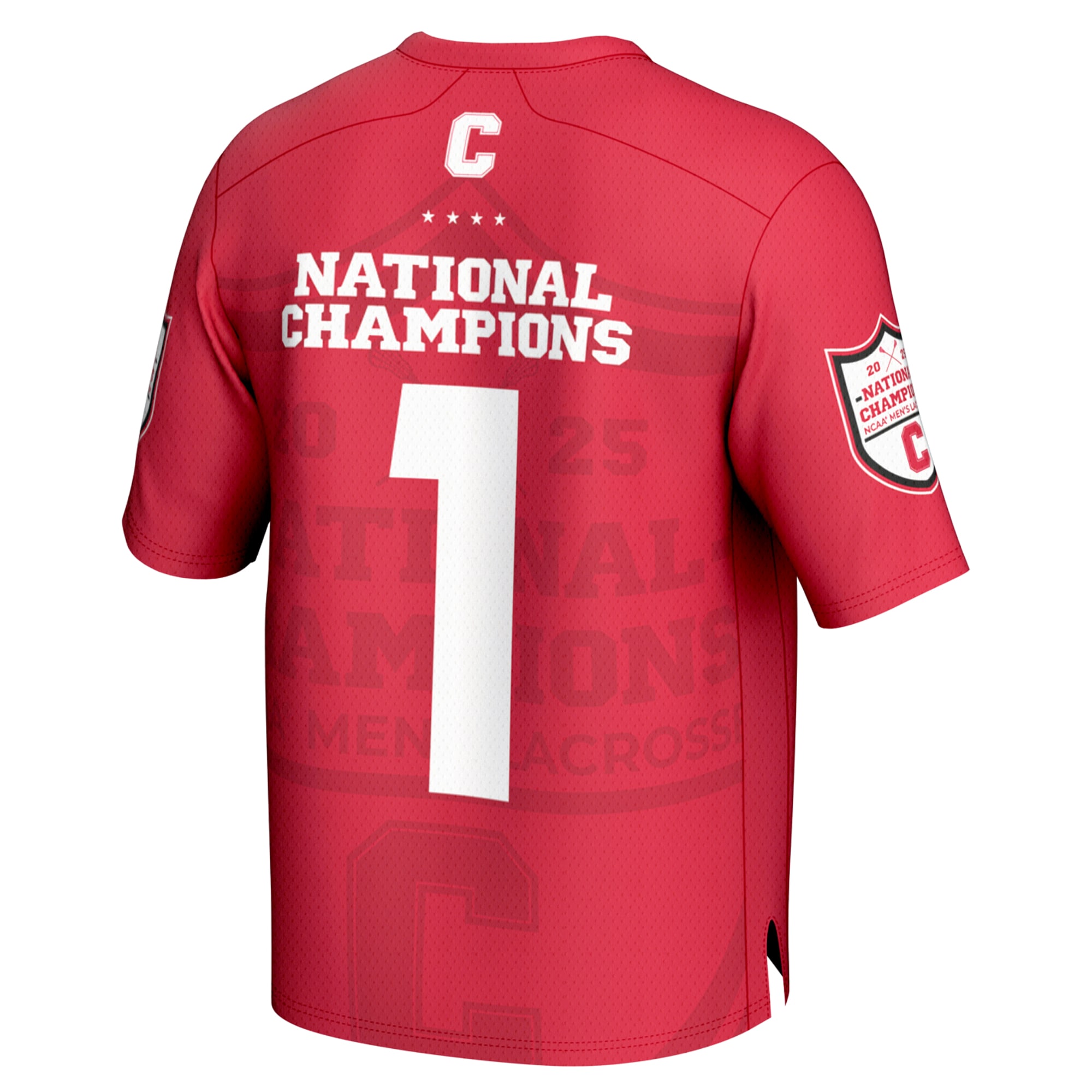 [NJP] Cornell Big Red GameDay Greats Unisex 2025 NCAA Men's Lacrosse National Champions Lightweight Fashion Jersey - Red