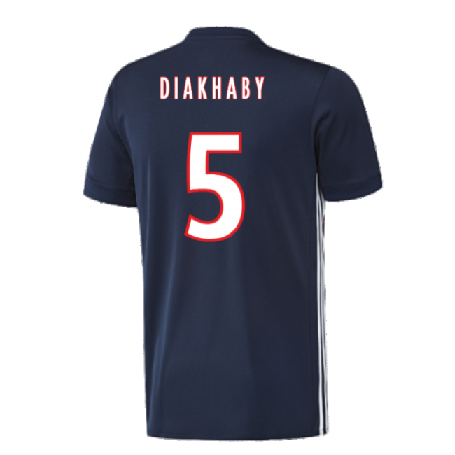 2017-18 Olympique Lyon Away - durability soccer jersey option v4.506