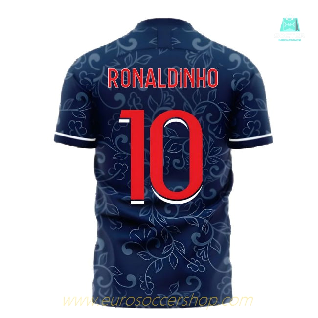 Paris 2025-2026 Home Concept Football Kit (Libero) (RONALDINHO 10)