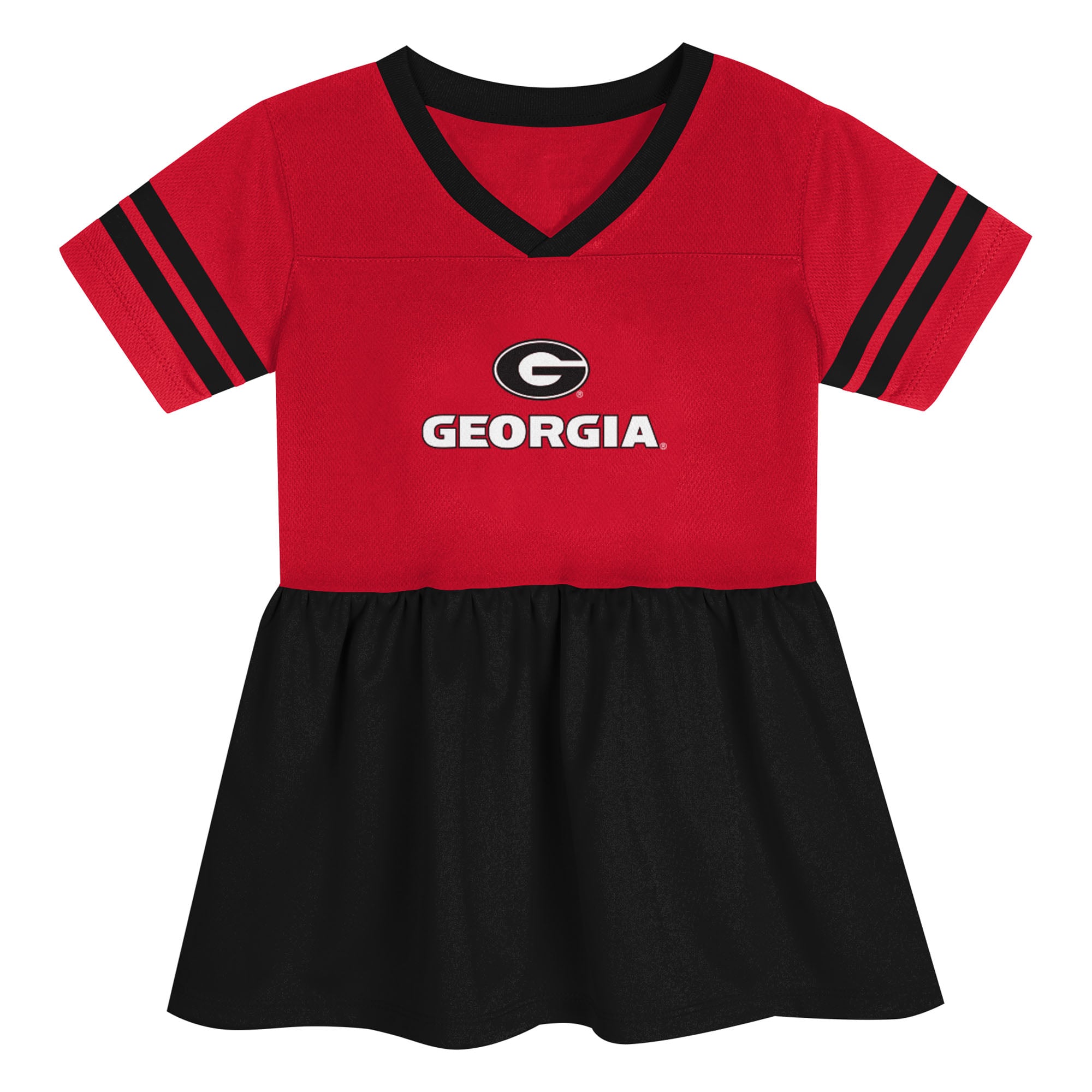 Georgia Bulldogs Outerstuff Girls Preschool Stadium Lights Fashion Jersey Dress - Red/Black