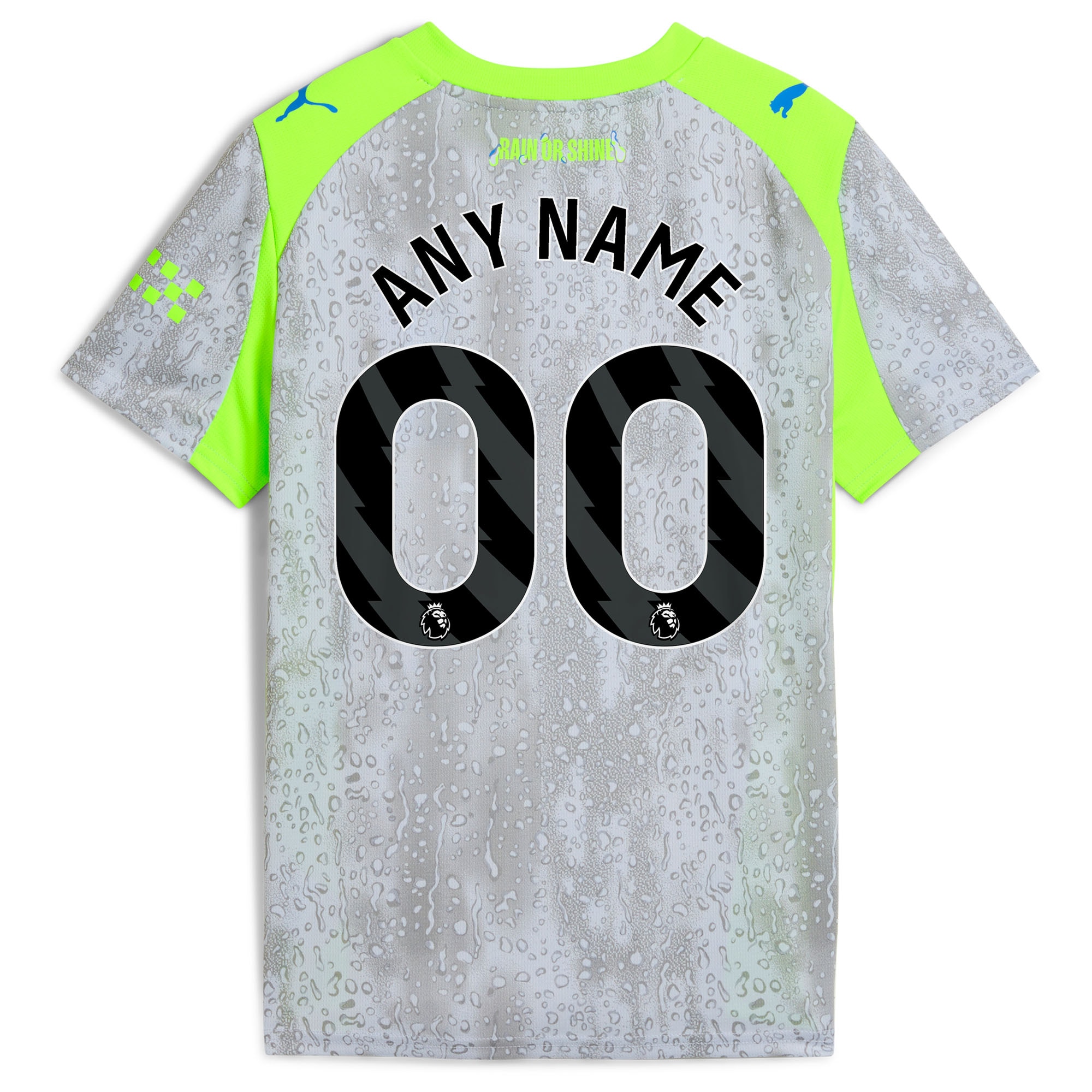 [SJH] Manchester City Youth 2025/26 Third Replica Custom Jersey - Green/Neon Green