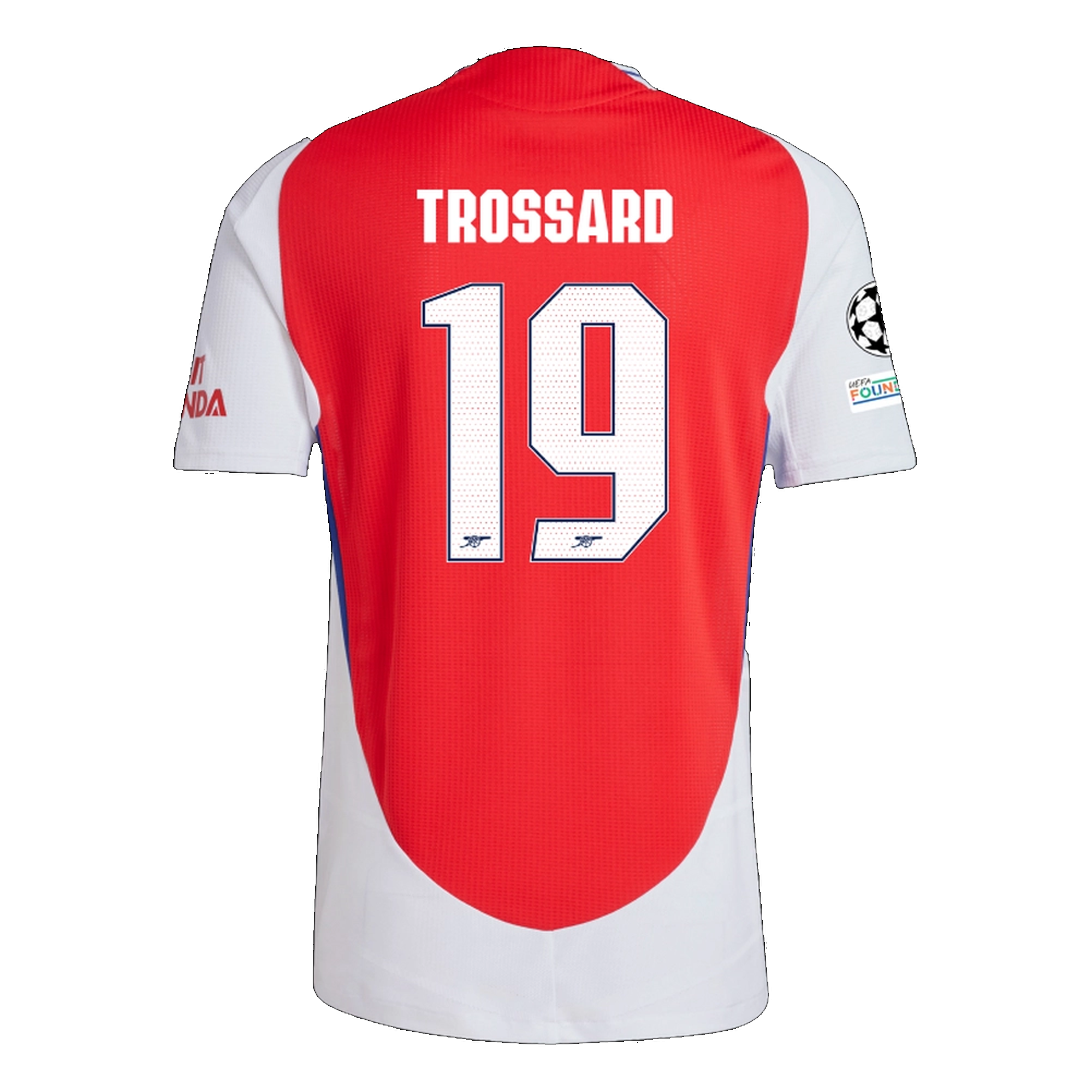 Arsenal Trossard 2024-2025 UCL Home Jersey – Authentic Shirt