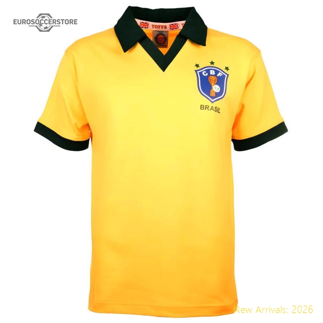 Brazil 1986 National Teams World Cup Retro Football Shirt