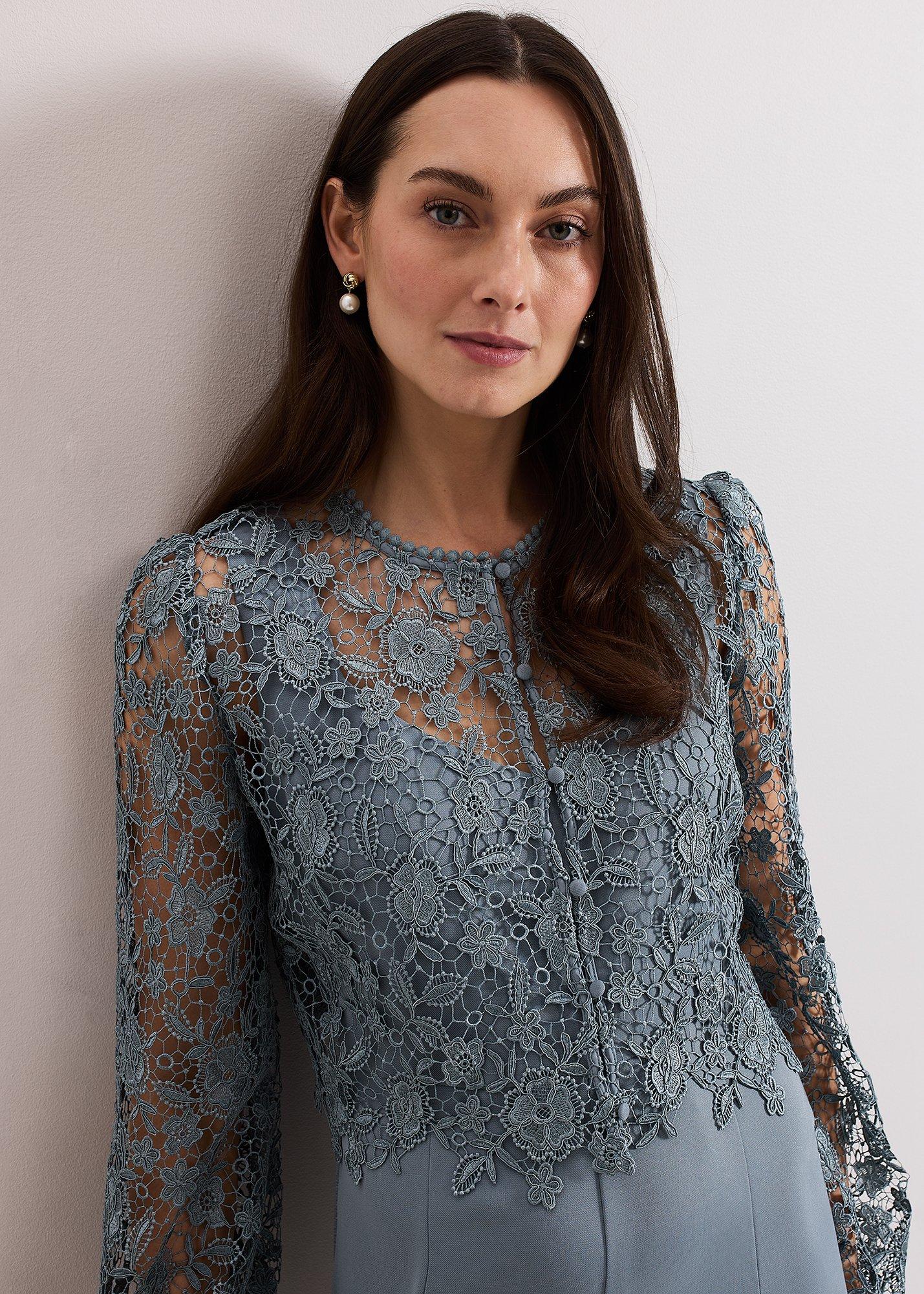 Vanessa Lace Bodice Jumpsuit