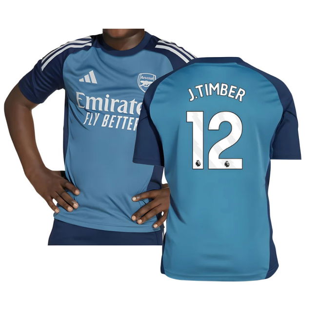Kids Authentic 2025-2026 Arsenal EPL Training Uniform (Timber 12)