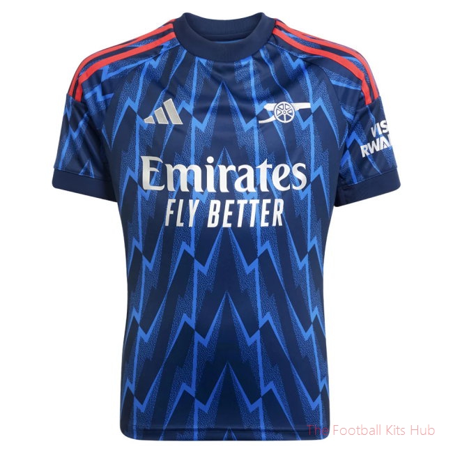 Arsenal 2025-2026 Away Shirt Kids' Custom Name Club Jersey