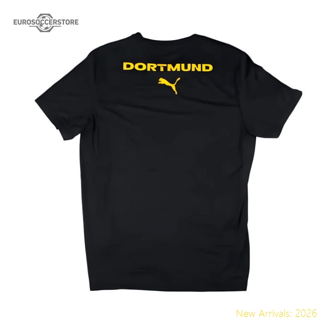 Authentic 2024-2025 Borussia Dortmund Casuals Tee (Black) (Reus 11)