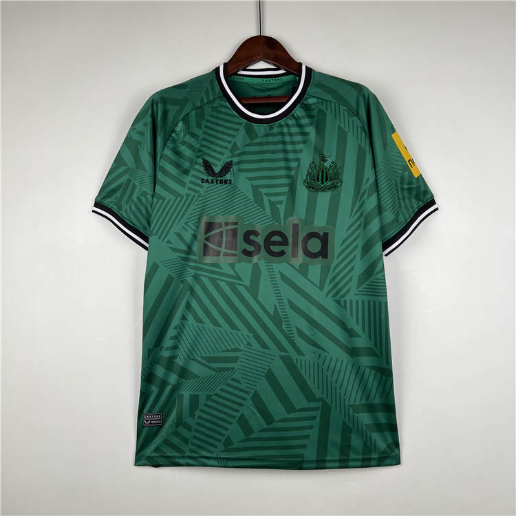 2324 Newcastle United Away Green Soccer Jersey Football Shirt -