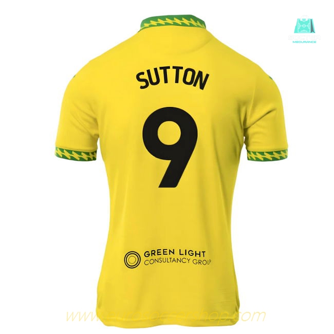 2025-2026 Norwich City Home Shirt (Sutton 9)