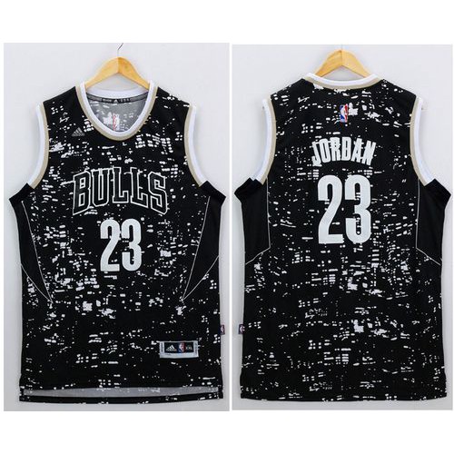 Jordan Clippers Black Chicago Bulls #23 Jersey - Cost-Effective