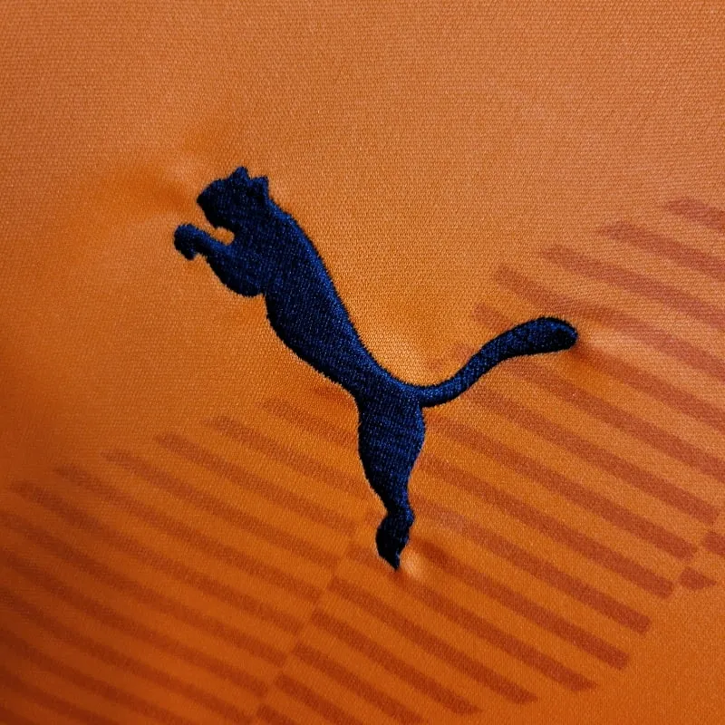 2022-2023 Goalkeeper Manchester City Orange Soccer retro kit