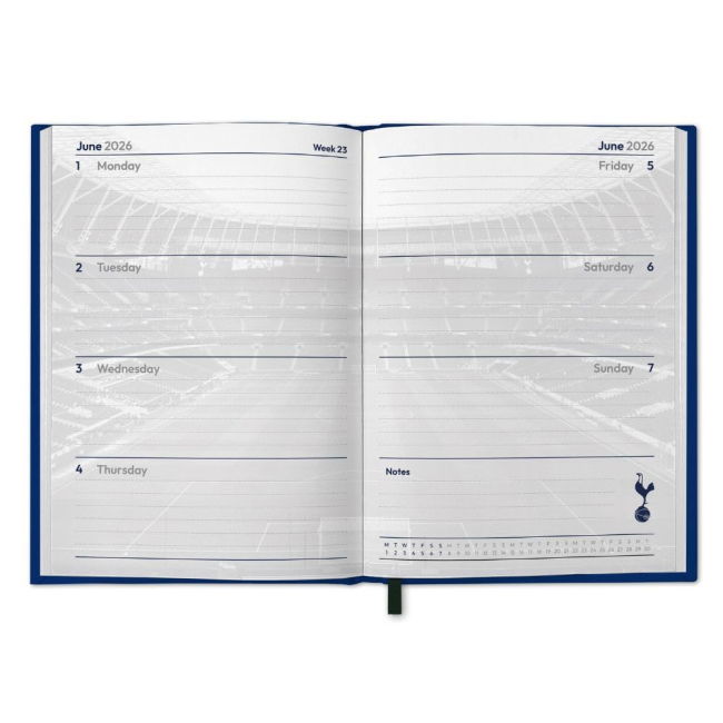 Diary 2026 Tottenham First Team Supporter Shirt - Adults Version