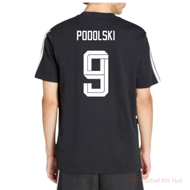 2026-2027 Germany DNA Tee (Black) (Podolski 9)